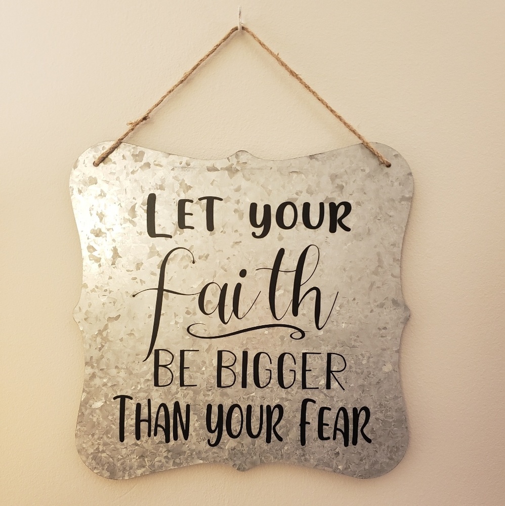 Metal wall decor
